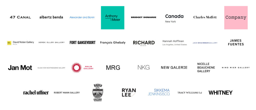 Our partners in the art world